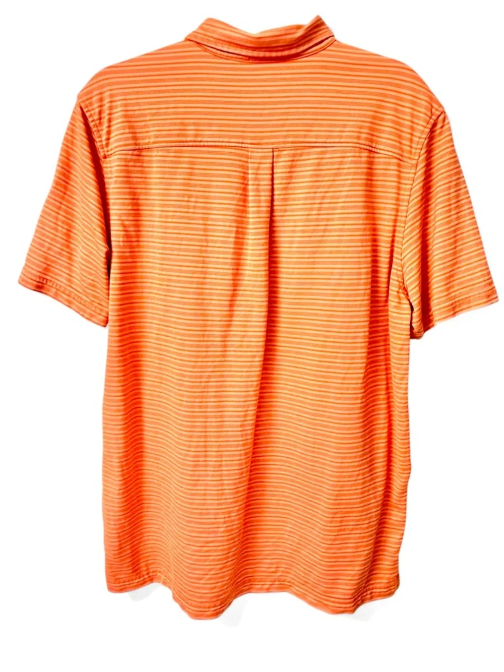 Tommy Bahama Chicago Bears Football Polo Shirt l Orange Stripe Knit Size Medium - Picture 4 of 10